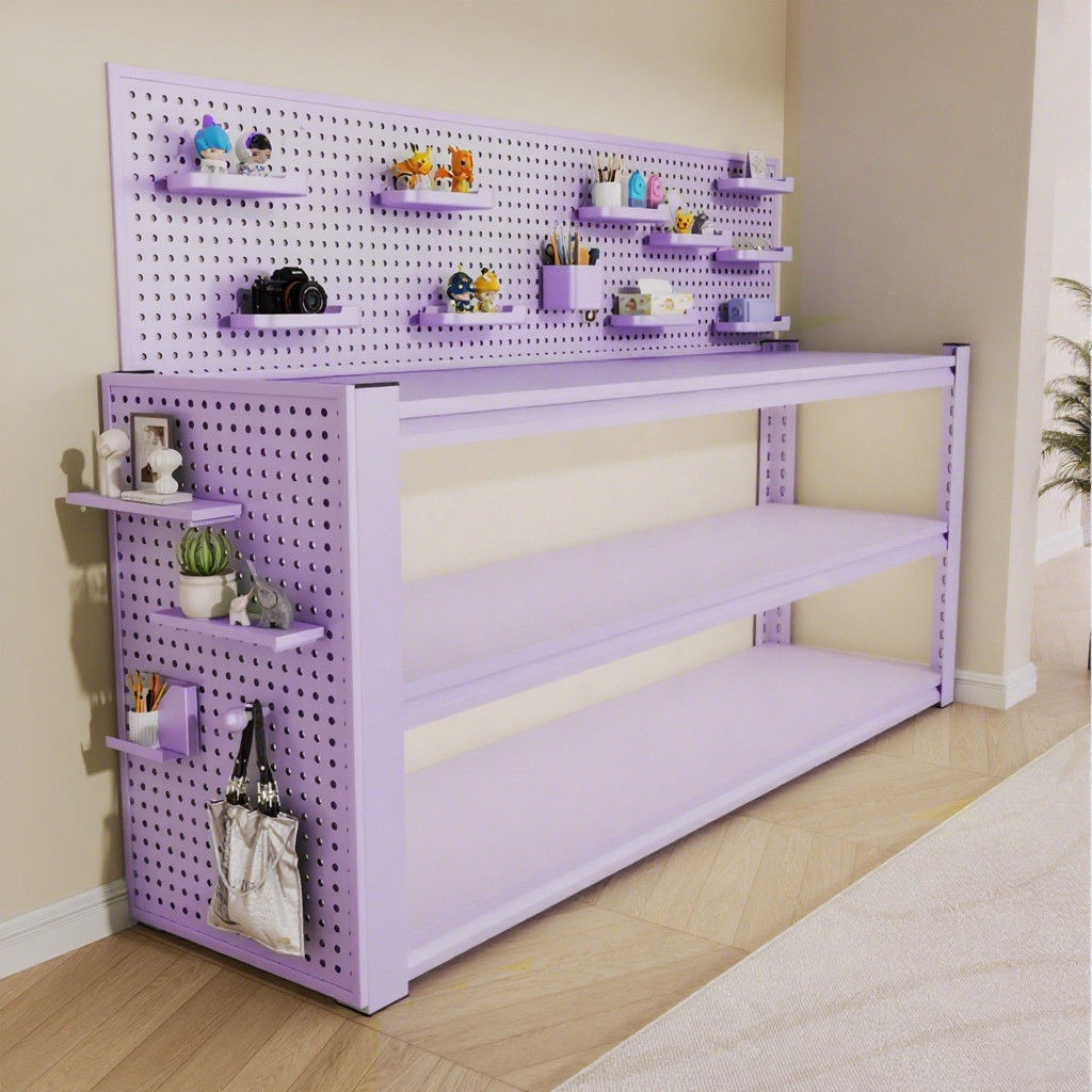 文具货架 钢制 多层 商用展示架 家用置物架 仓库阳台储物架