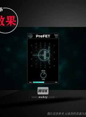 FET 晶体管饱和染色器插件丨Accentize PreFET v1.0（W+M）
