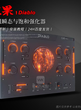 Cymatics Diablo（鼓组瞬态与饱和强化器）