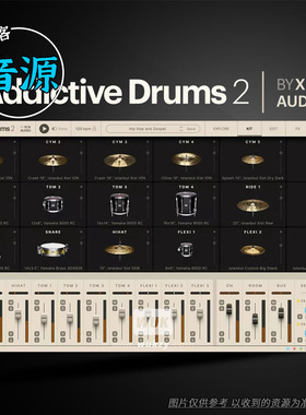 XLN Audio Addictive Drums 2 v2.8.9丨ADD鼓音源\Loop|全套音色