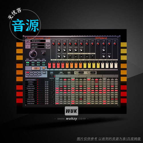 罗兰经典电子鼓机音源丨Roland