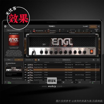 ENGL箱头ToneX签名包扩展