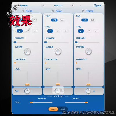 效果 Audio Issues Threepeat v1.0.2（三重和声效果器）