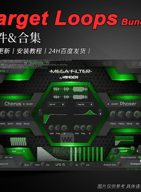 Target Loops丨厂牌效果器插件合集丨MegaFilter Plugins Bundle