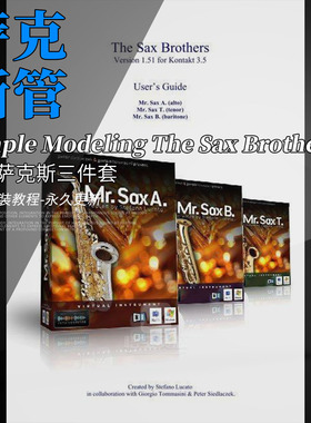 Sample Modeling The Sax Brothers 宽动态高中低音-萨克斯音源