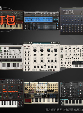 打包21款GForce Analog合成器音源 Prophet 5-DMX-Bass-OB-1-E-X