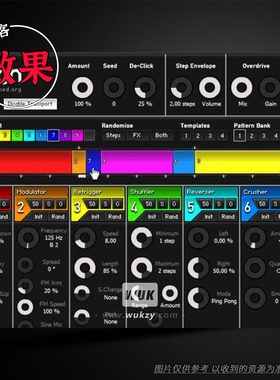 效果 dblue glitch v1.3.0（故障效果器）（W）