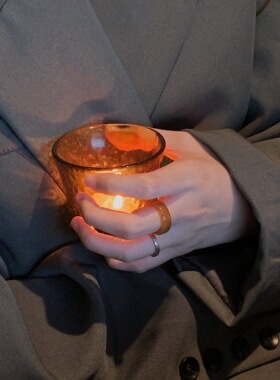 onegreen安娜同款韩国复古戒指