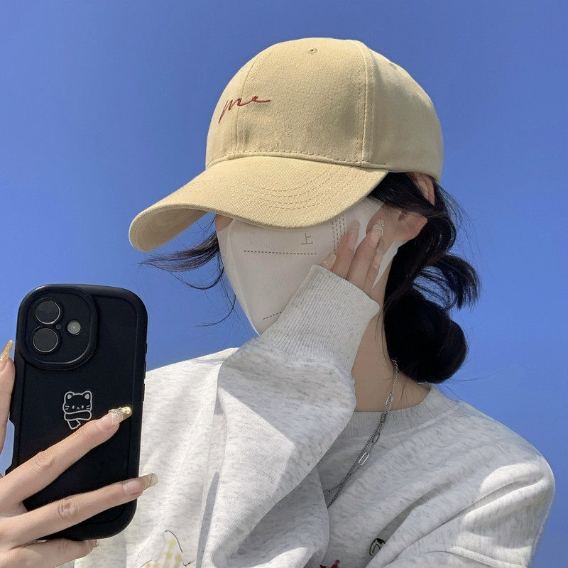 男女同款韩版宽檐棒球帽简约曲线刺绣磨毛秋冬季日常显脸小,运动/瑜伽/健身/球迷用品,棒球帽,淘宝优惠券,粉丝福利购,淘宝优惠卷