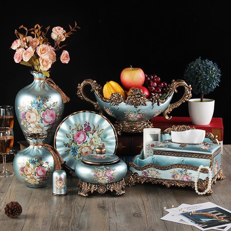 欧式客厅茶几摆件水果盘