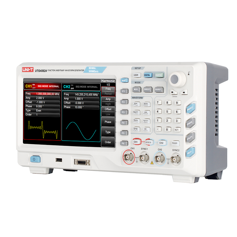 UNI-T优利德UTG4082A/4122A/4162A函数/任意波形发生器正弦波输出