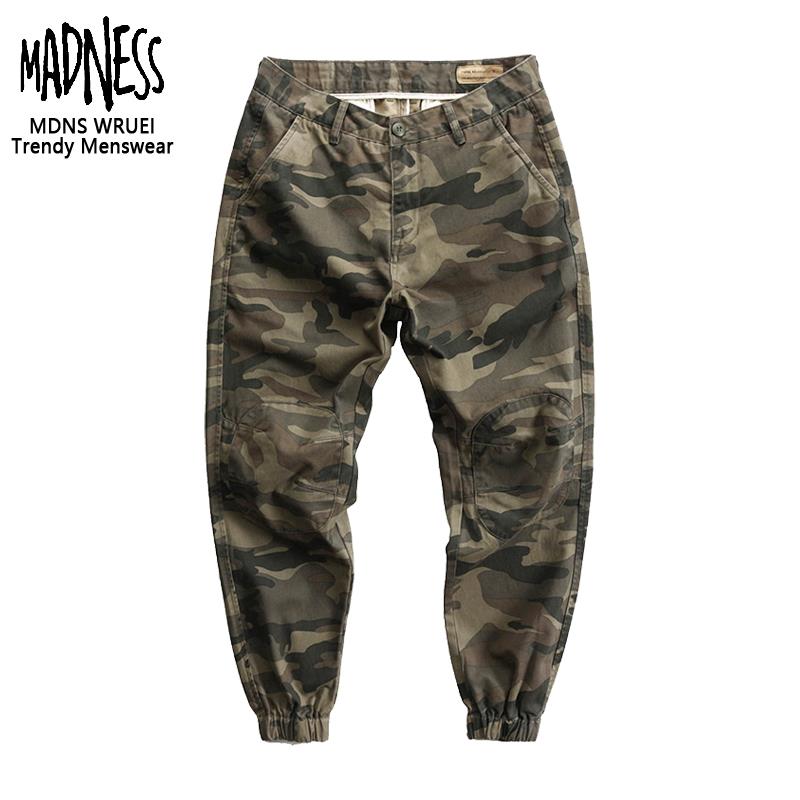 MADNESS MDNS WRUEI OVERALLS 余文乐休闲裤男潮牌百搭工装迷彩裤