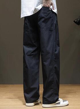 It newith Bias时尚品牌直筒裤男士夏季突击休闲时尚大尺寸伞兵工