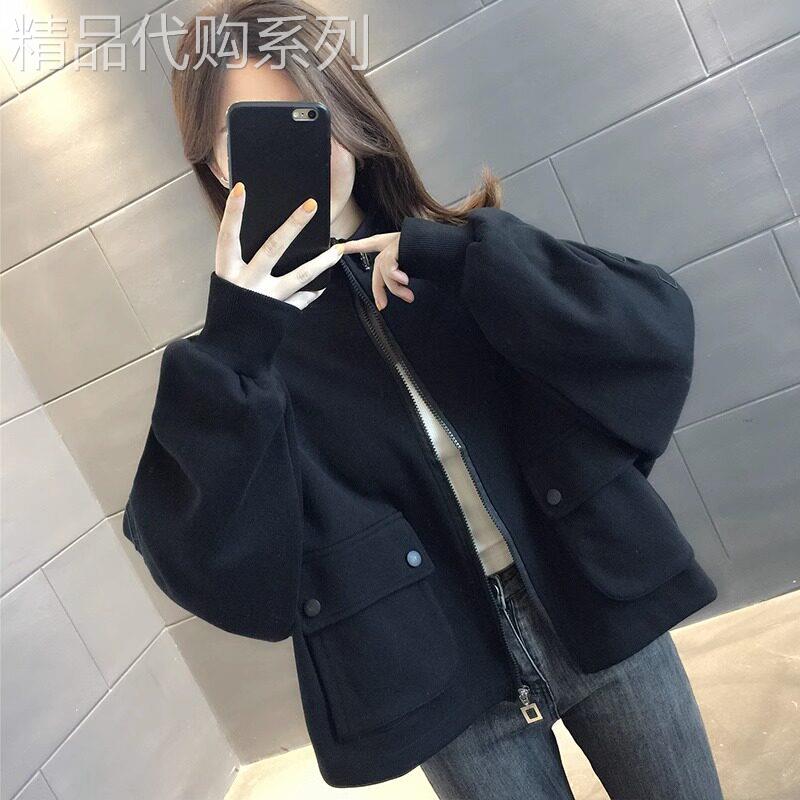 棒球服外套女春秋2025新款宽松显瘦百搭休闲 长袖拉炼 炼 开 衫外