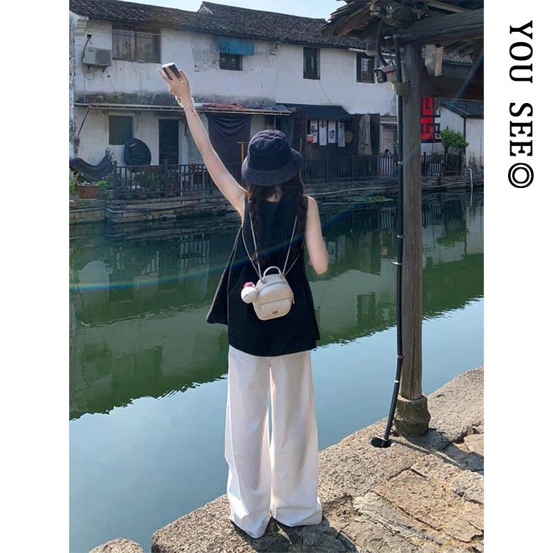 爆款白色小香迷你炼条双肩包包女2025新款夏天高级感小众斜挎揹包