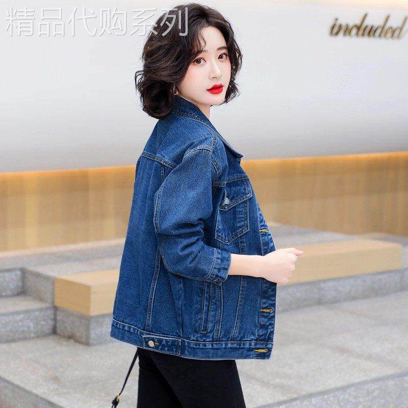 牛仔外套女2025春秋新款大码宽松显瘦港味休闲牛仔衣韩版百搭上衣
