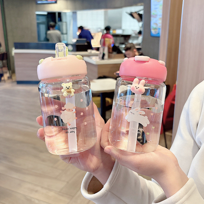女高颜值玻璃杯学生可爱小巧杯子