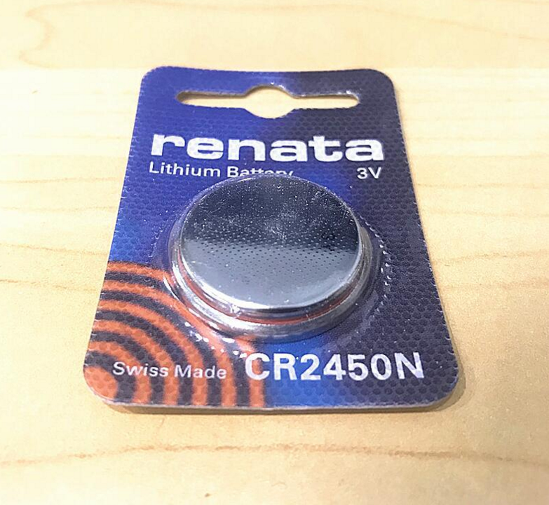 瑞士Renata原装进口 汽车钥匙纽扣电池CR2450N 宝马遥控器锂电池