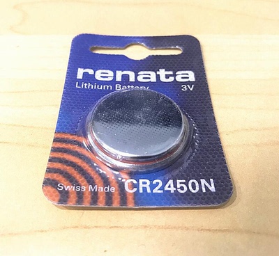 瑞士Renata原装进口 汽车钥匙纽扣电池CR2450N 宝马遥控器锂电池