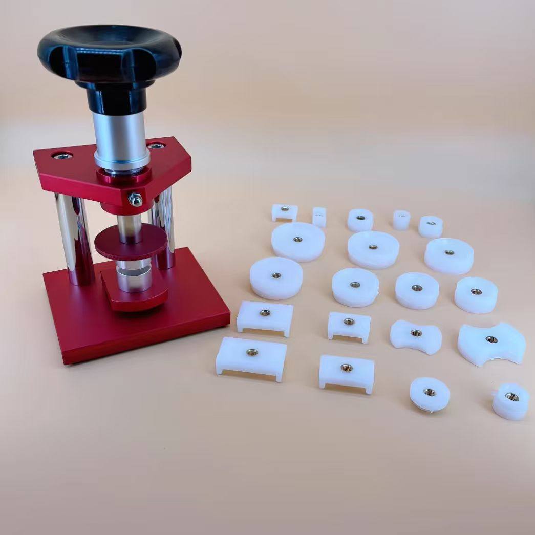 手动修表工具金属螺旋式压盖器手表后盖压合机高精度压底器送压膜