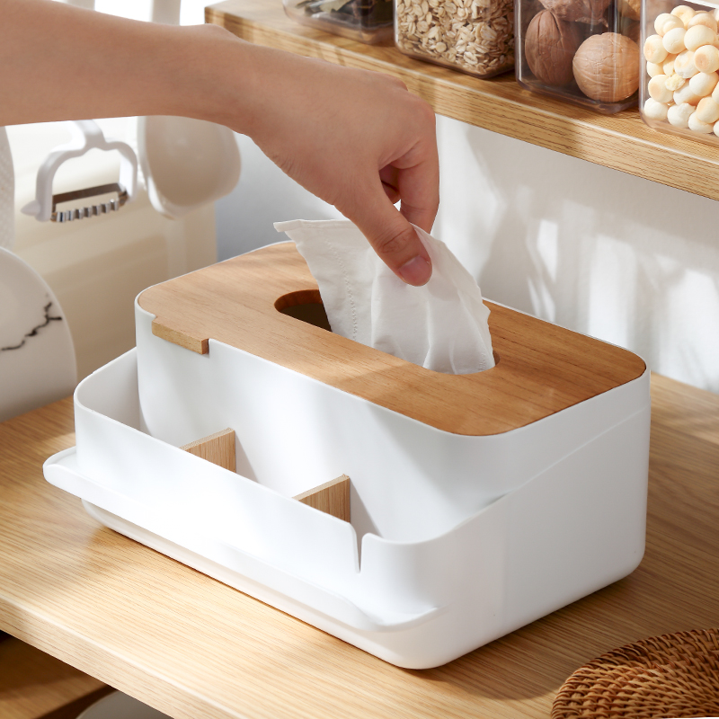 多功能北欧ins简约遥控器抽纸盒