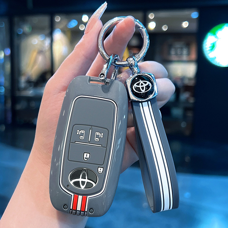 适用于丰田Raize钥匙套DAIHATSU大发Rocky雷泽车金属壳Tanto包扣