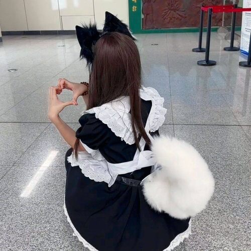 智能语音通用电动遥控声控尾巴会动狐狸尾巴挂件拍下动说话摇摆尾