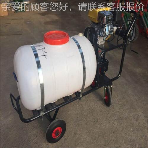 596手式动力喷雾器推 农用推式动打药机力 汽油动手力喷雾器