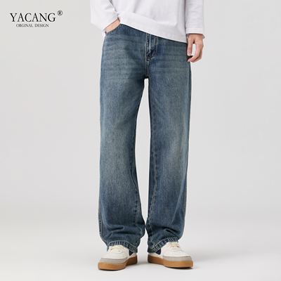 雅仓秋季cleanfit直筒牛仔裤