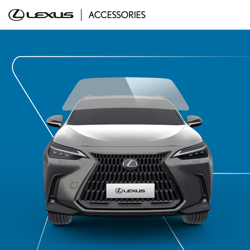 雷克萨斯纯正陶瓷隔热膜前档升级