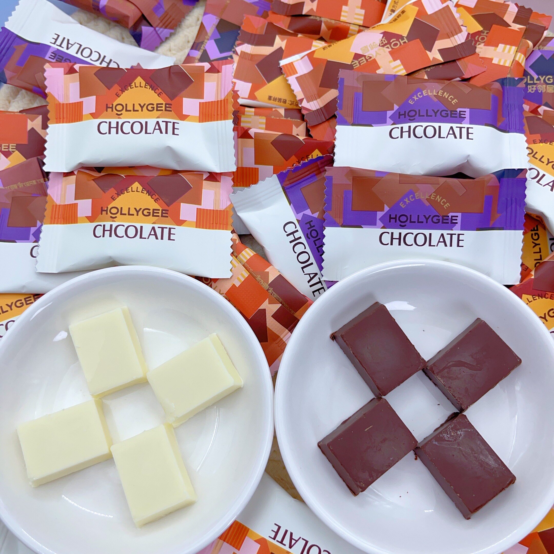 好邻居巧克力糖果黑巧白巧结婚庆喜糖伴手礼结婚喜糖夹心糖果年货