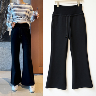 冬季 外穿喇叭裤 加绒加厚保暖休闲裤 2025新款 孕妇裤 孕妇装 子秋冬季