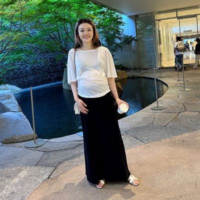 孕妇装2026新款夏装套装宽松短袖T恤上衣孕妇半身裙长款两件套