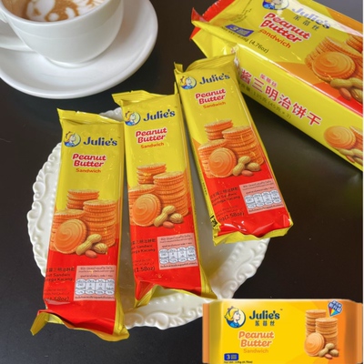 茱蒂丝三明治夹心饼干花生酱奶酪