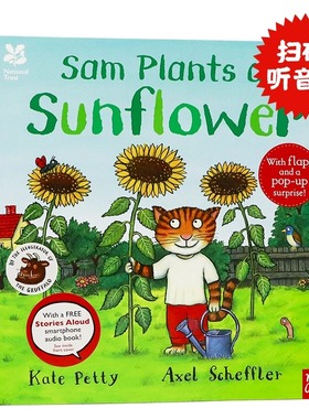 山姆种了一棵向日葵 英文原版绘本 National Trust: Sam Plants a Sunflower 进口图书儿童绘本动物故事图画书平装 Axel Scheffler