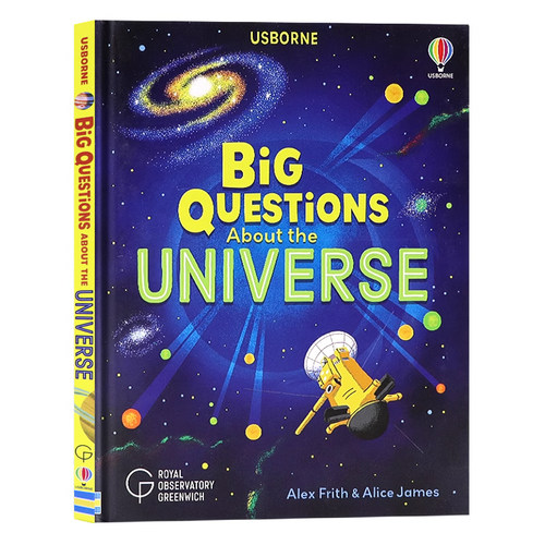 Usborne关于宇宙的大问题 英文原版绘本 Big Questions about the Universe 尤斯伯恩精装大开本儿童科普图解百科全书Alex Frith