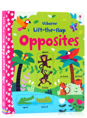 英文原版绘本 Lift The Flap Opposites 学反义词 Usborne 翻翻书 亲子读物 纸板书幼儿英文启蒙早教3-5岁opposites