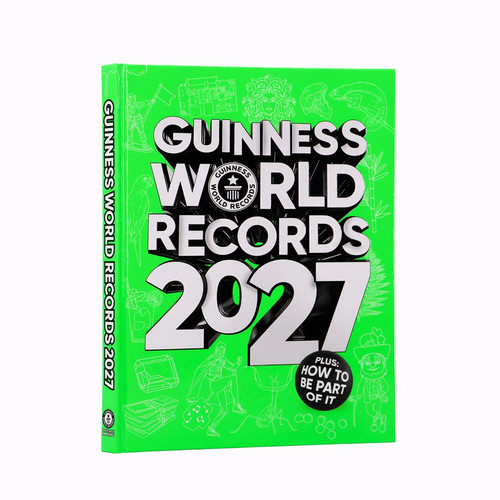 Guinness World Records 2027 英文原版 吉尼斯世界纪录大全 精装儿童科普百科认知全书青少年课外英语读物探索世界