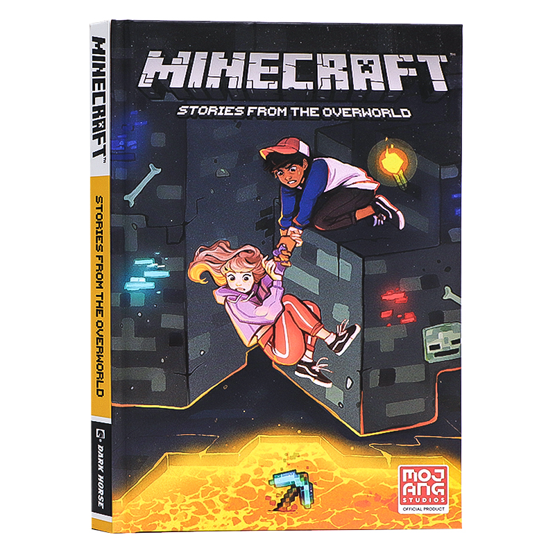 我的世界官方漫画英文原版故事书 Minecraft Stories from the Overworld 精装青少年课外阅读儿童冒险漫画故事书 图画小说8-12 岁