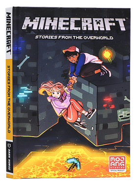 我的世界官方漫画英文原版故事书 Minecraft Stories from the Overworld 精装青少年课外阅读儿童冒险漫画故事书 图画小说8-12 岁