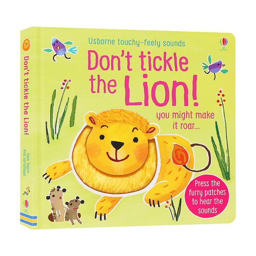 Usborne动物触摸发声书别逗狮子
