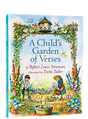 进口英文原版正版 一个孩子的诗园A Child's Garden of Verses 儿童韵律诗歌集 精美插图 学生课外读物 金银岛作者罗伯特路易斯