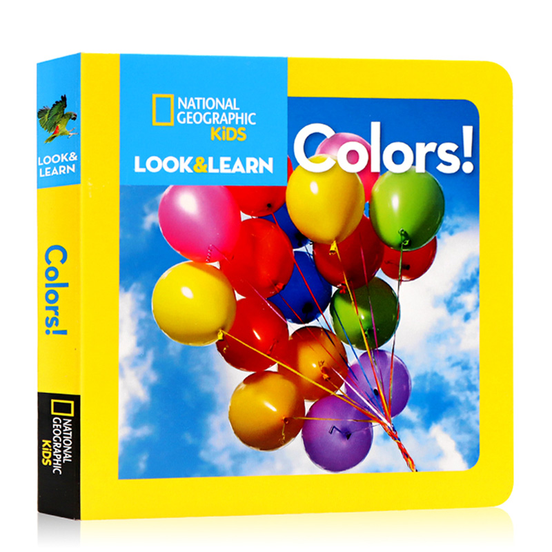 美国国家地理看与学系列颜色英文原版 National Geographic Kids Look and Learn Colors 幼儿童英语启蒙绘本认知图画纸板书少儿版