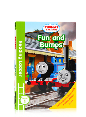 进口英文原版正版 托马斯和朋友们Thomas Friends: Fun and Bumps托马斯分级阅读入门级Reading Ladder Level 1英语故事书儿童绘本