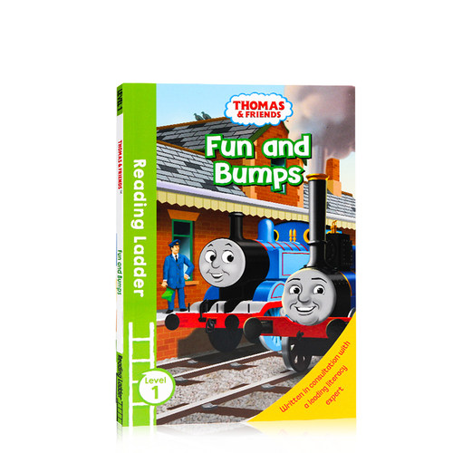 进口英文原版正版 托马斯和朋友们Thomas Friends: Fun and Bumps托马斯分级阅读入门级Reading Ladder Level 1英语故事书儿童绘本