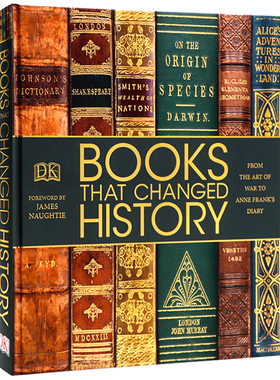 DK 改变历史的书籍 Books That Changed History 英文原版 从孙子兵法到安妮日记DK经典图解大百科系列进口图书全彩精装大开本
