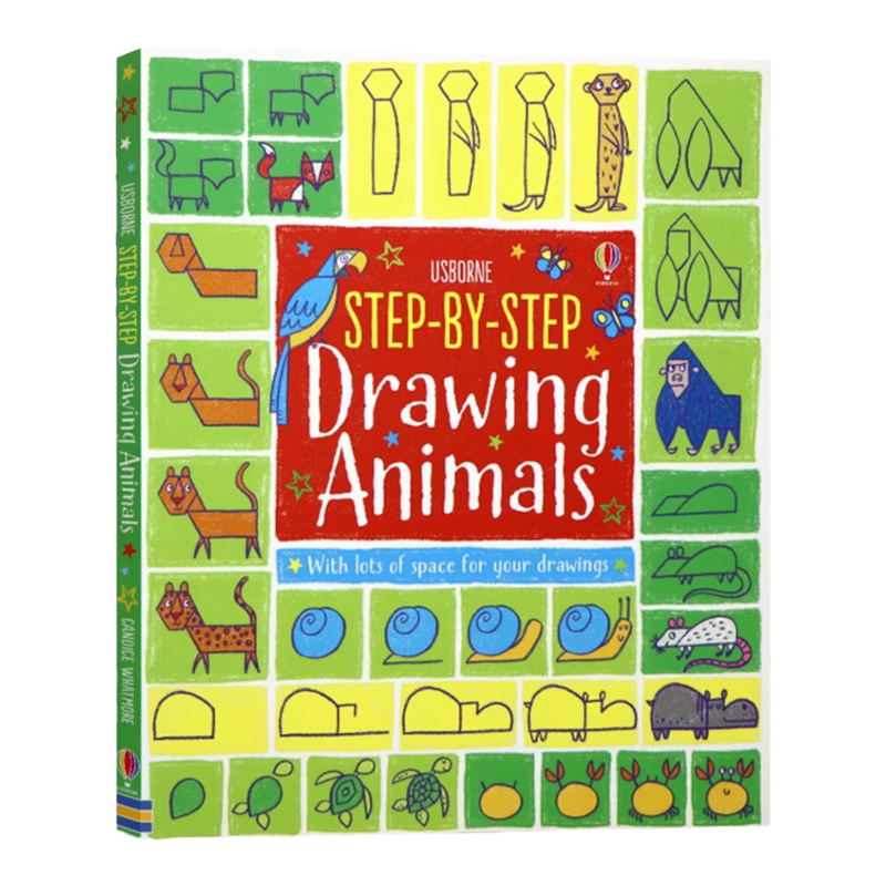 Usborne一步一步画动物