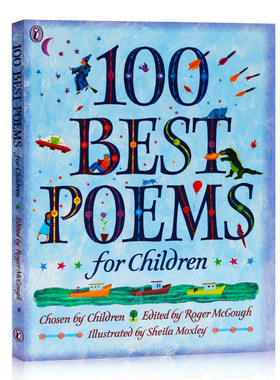 进口英语原版正版给孩子的100首诗 100 Best Poems for Children  当代经典诗歌集 幼儿启蒙 儿童诗词诗歌绘本 英文版进口文学书籍