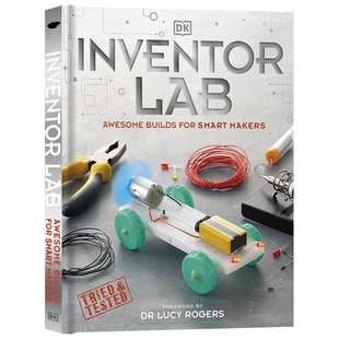 makers 发明家实验室 for DK百科 英文原版 STEM Lab 青少年科技电子机械 Inventor 实验操作指南 Projects 儿童启蒙读物 genius