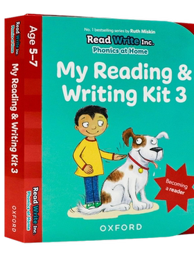 英文原版 Read Write Inc.: My Reading and Writing Kit 牛津自然拼读教材5-7岁Becoming a Reader儿童英语早教启蒙亲子家庭教育